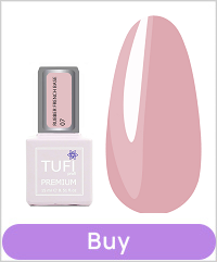 TUFI profi PREMIUM RUBBER FRENCH BASE 007 Cherry 15 ml..